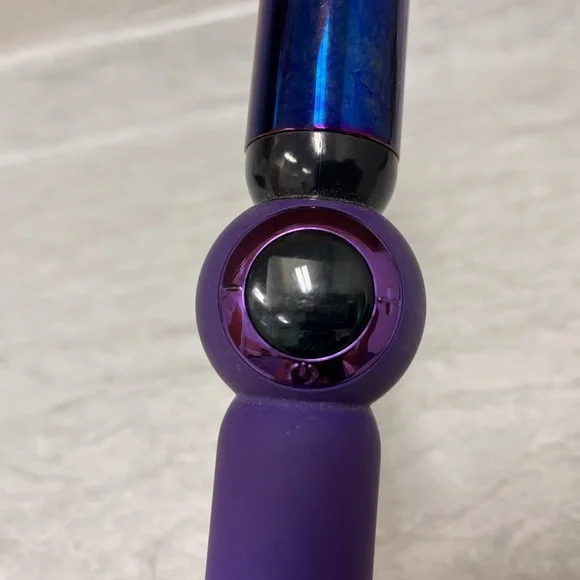 Bed Head Rough Volume Digital Hair Curling Wand 1 1/4" BH379 Purple Teal - Picture 4 of 5